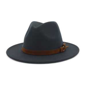 Unisex Wide Brim fuse Hats Men Women Panama Trilby Hat Jazz Hat
