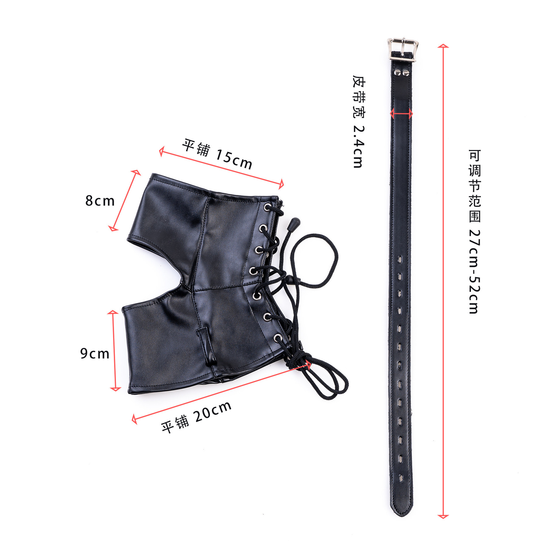 Cross-Border Fun Foot Bondage Training Tight Foreign Trade Fun Confinement Leather K9 Restraint Couple Props Wholesale - 图片 2